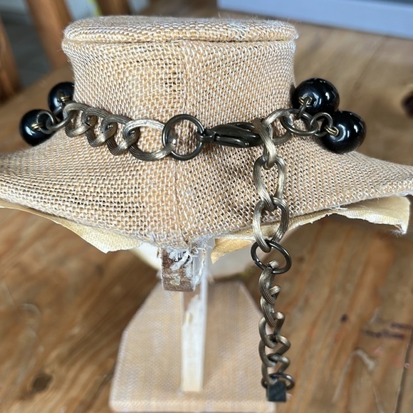 20” Pam Hiran Anthropologie Chunky Boho Teardrop Beaded Pendant Necklace - Picture 9 of 15